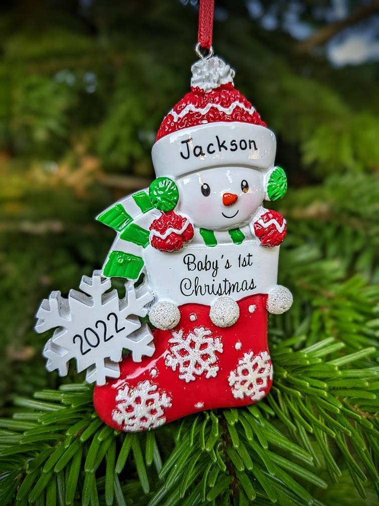 Grandson first christmas ornament 2022 Clearance