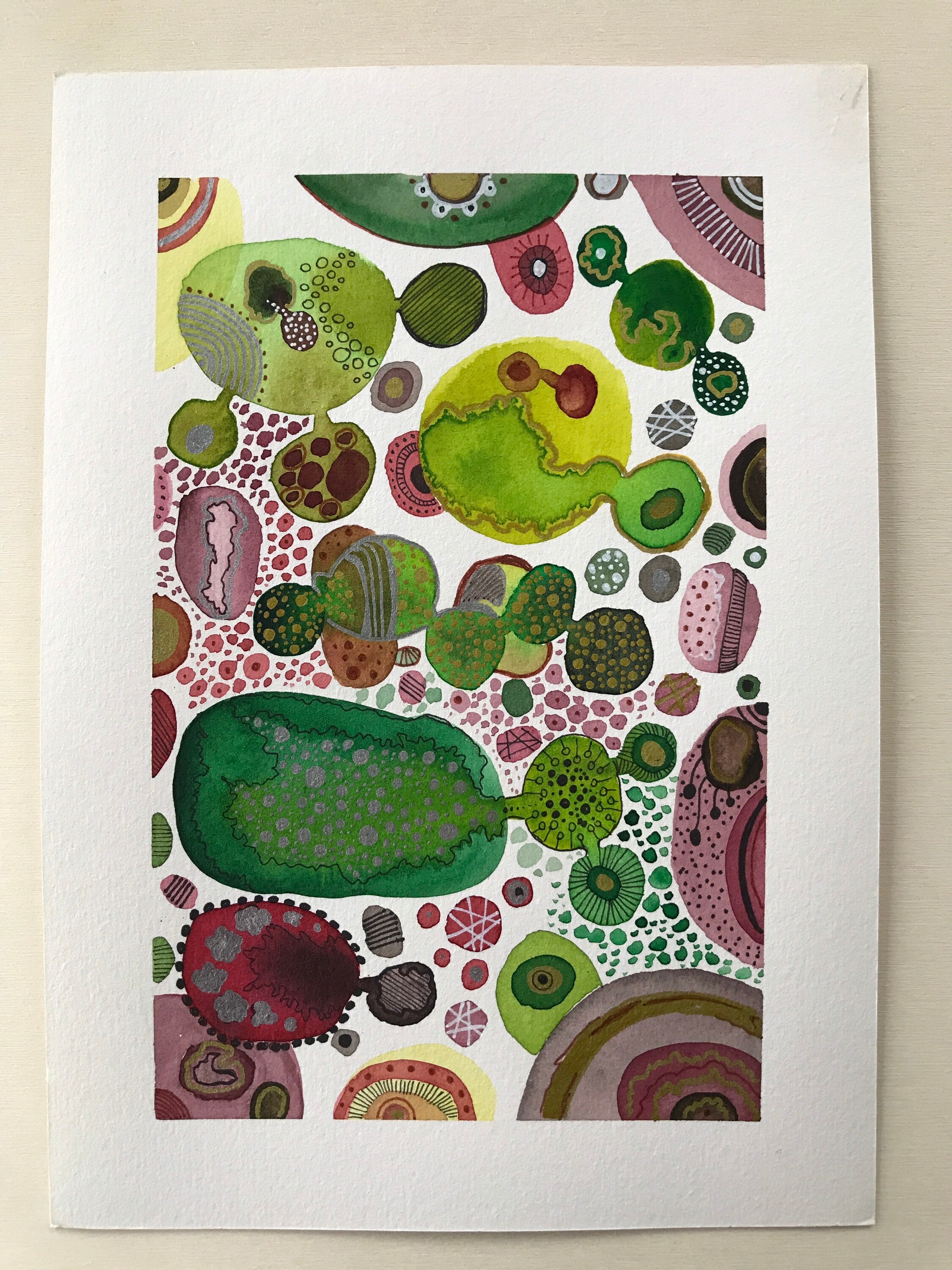 Handmade watercolor 21x14.8 on paper 300mg Watercolors Etsy