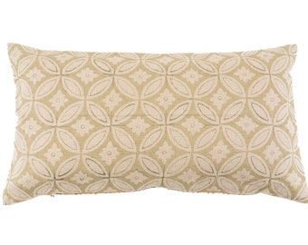 Pillow: Hand printed linen - P431