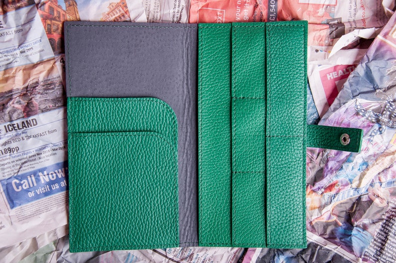 Leather Walletpersonalized Travel Walletbridesmaids Etsy