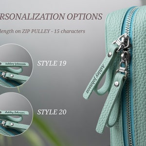 Personalized travel cord organizer, Custom leather tech accessories bag for women, gift for her birthday, Christmas gift, tech accessories & cable organizer bag, custom engraving on the leather pulley