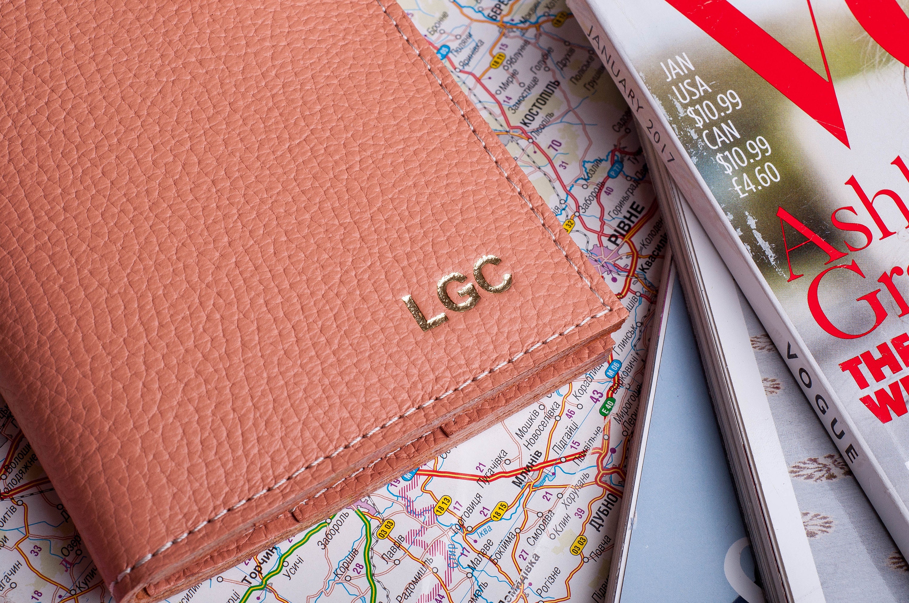 Personalized Travel Wallet Leather Travel Document Organiser Etsy