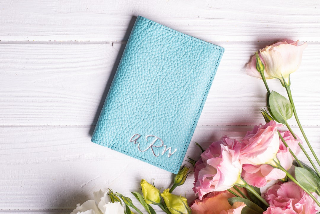 Personalized Leather Passport Cover