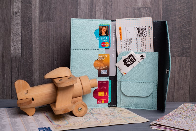 Custom Travel Wallettravel Organizerpassport Etsy