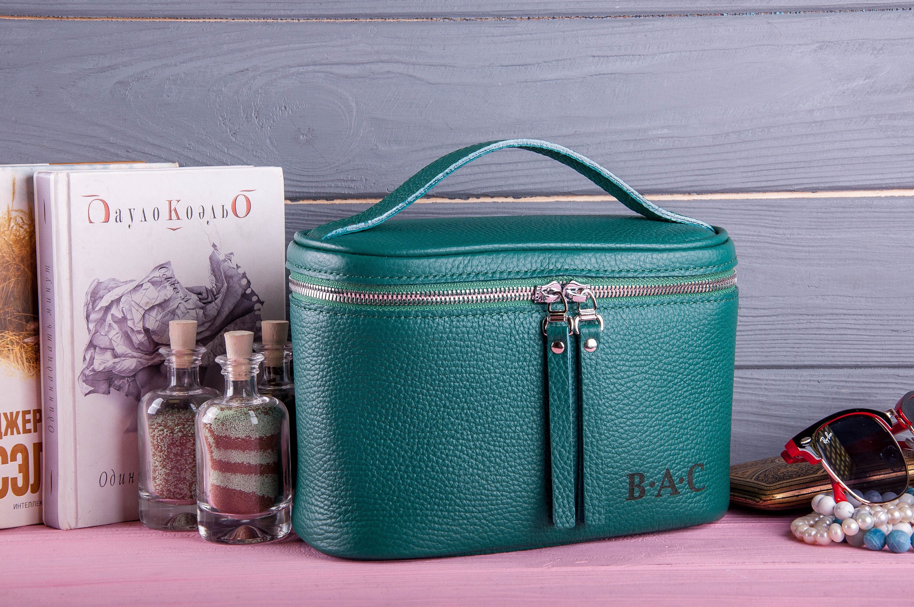 Train casePersonalized makeup bagBridesmaid giftJewelry Etsy