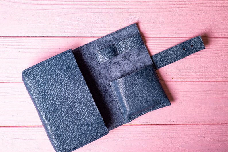 Tech Organizer Travel Tech Accessories Stamped Leather Travel Etsy