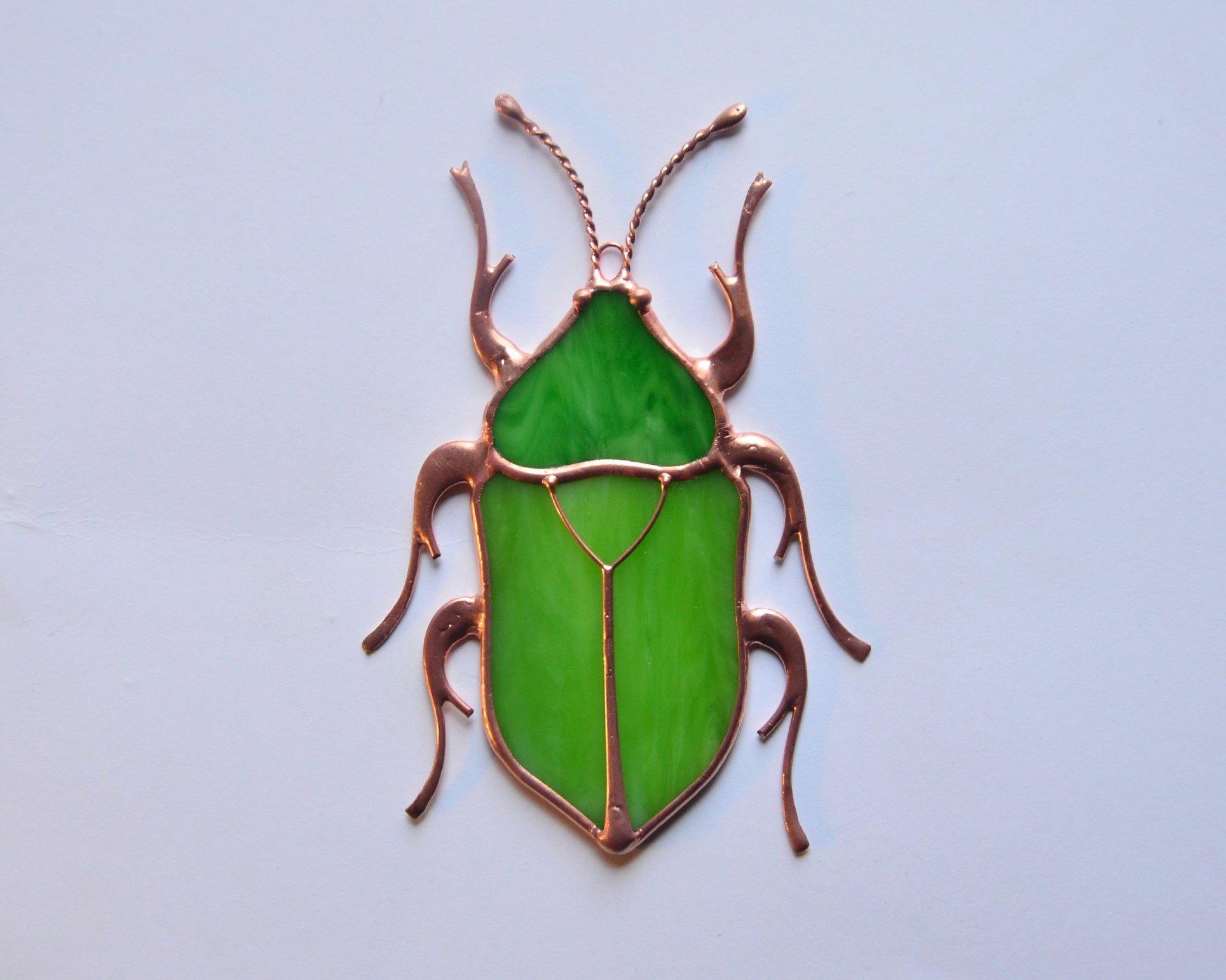 Stained Glass Beetle Bug Suncatcher Glass Home Decor Window - Etsy
