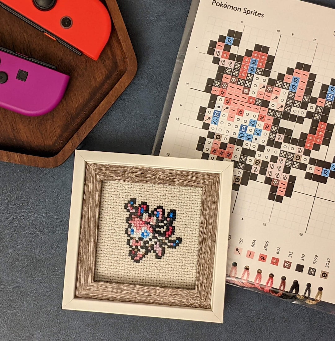 KIT Sylveon Pok mon Sprite Series Cross Stitch Etsy kit-sylveon-pok-mon-sprite-series-cross-stitch-etsy