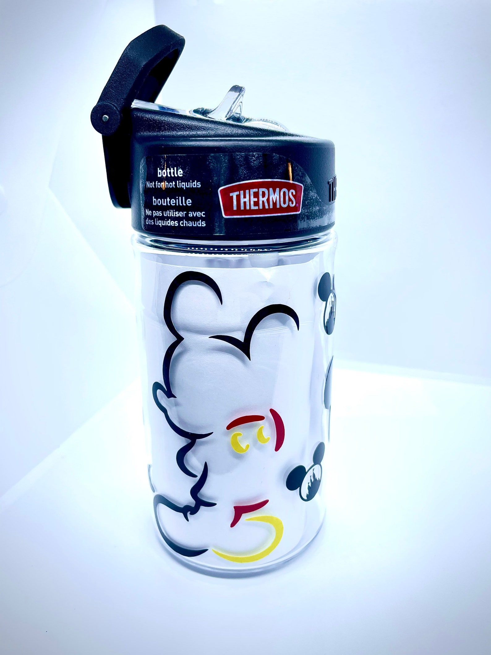 Disney Mickey and Minnie Mouse thermos water bottle Etsy
