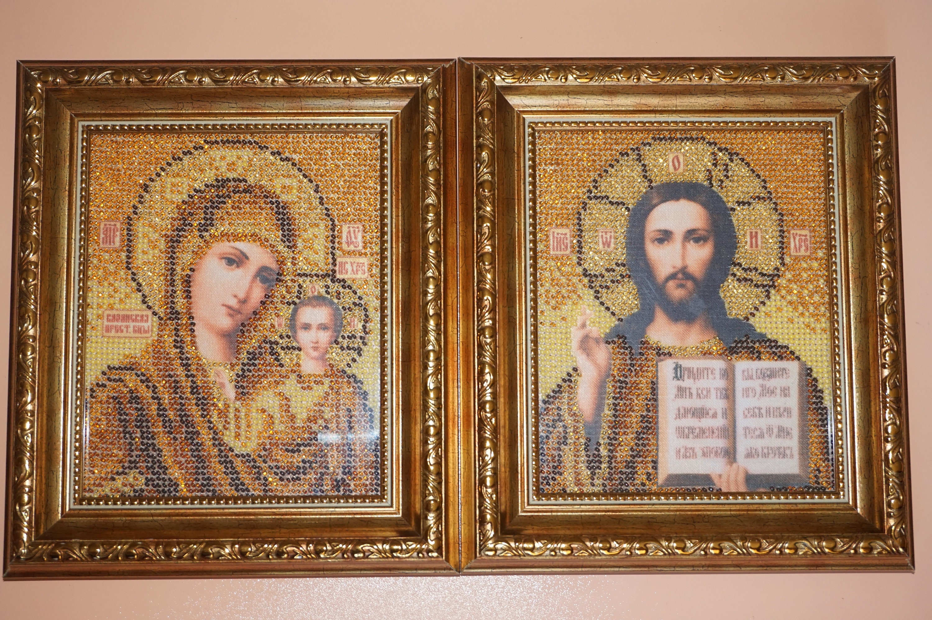 Orthodox Wedding Icons: Kazan Icon of the Mother of God and Icon of ...