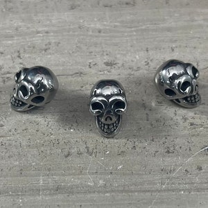 Stainless Steel 304 Skull Side Hole Spacers (6pcs)