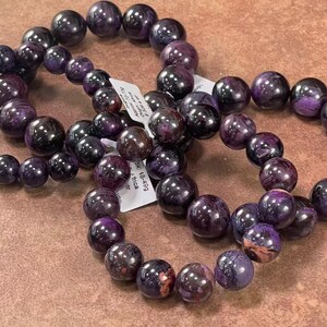 Natural 6/8/10/12/14mm Purple Sugilite Round Gemstone Bead