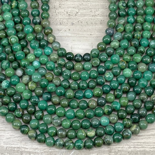 Verdite aka West African Jade Round 6mm 8mm 10mm