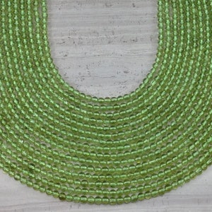 Natürliche Peridot Runde 4 mm