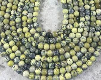 Lizardite Serpentine Aka Orthoantigorite, Round Smooth 8mm - Etsy