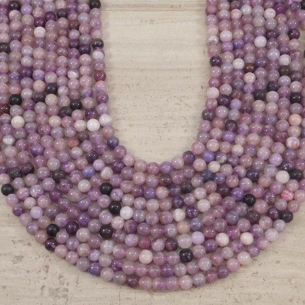 Purple Fluorite 6mm 8mm 10mm Round