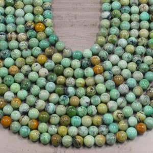 Natural Brazilian Variscite Round 6mm 8mm 10mm