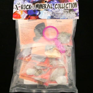 1st Rock & Mineral Collection Bag 10-12 Rocks and Minerals *Ages 8+* (1 Set), Gifts Holidays