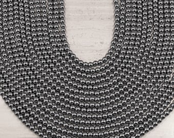 Hematite Round 2mm 4mm 6mm 8mm 10mm