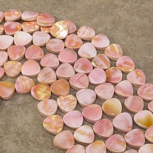 Pink Queen Conch Shell, A Grade, Triangle Fan Shape, 18x18mm