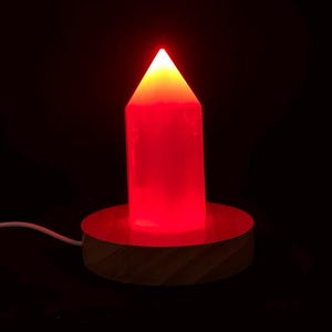 Regenbogen Farbe LED Licht Stand mit USB Kopf 10 cm / 4 zoll Basis, mehrfarbige lightbase Display für Türme, Felsen, Kugeln etc