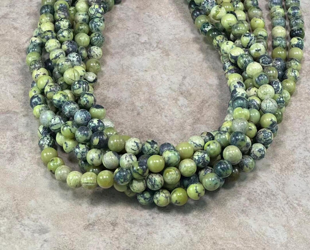 画材 Lizardrite Genuine Lizardite Serpentine Aka Orthoantigorite, Round Smooth 8mm - Etsy