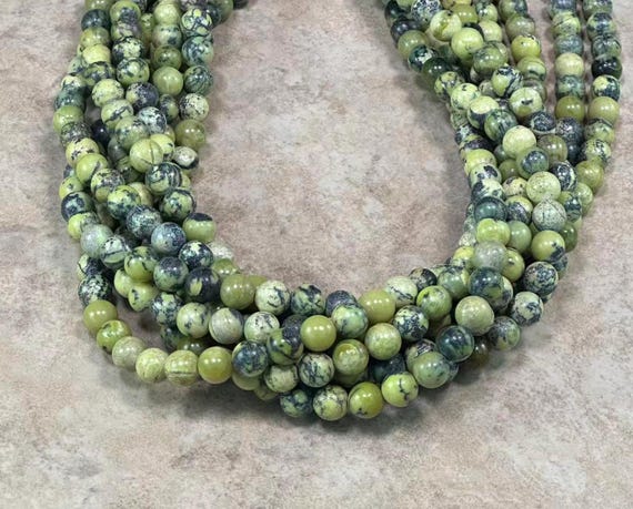 画材 Lizardrite Genuine Lizardite Serpentine Aka Orthoantigorite, Round Smooth 8mm - Etsy