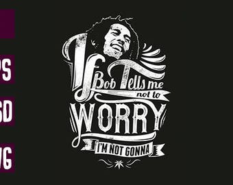 Download Bob marley svg | Etsy