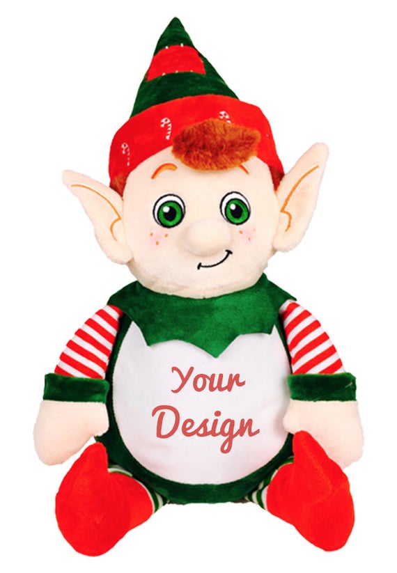 christmas elf soft toy