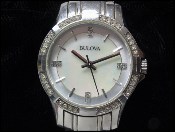 Mother of shop pearl bulova watch