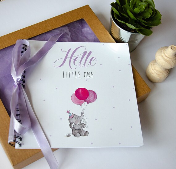 elephant baby memory book