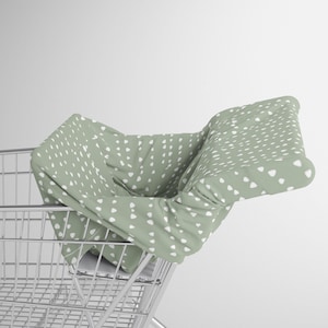 Sage Green Grocery Cart Cover | Light Green Baby Car Seat Cover | Green Nursing Cover | Green Highchair Cover | Baby Gift | Baby Shower Gift