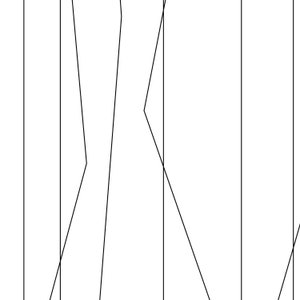 Modern Shower Curtain | Geometric Shower Curtain | Black And White Shower Curtain | Minimalist Curtain image 4