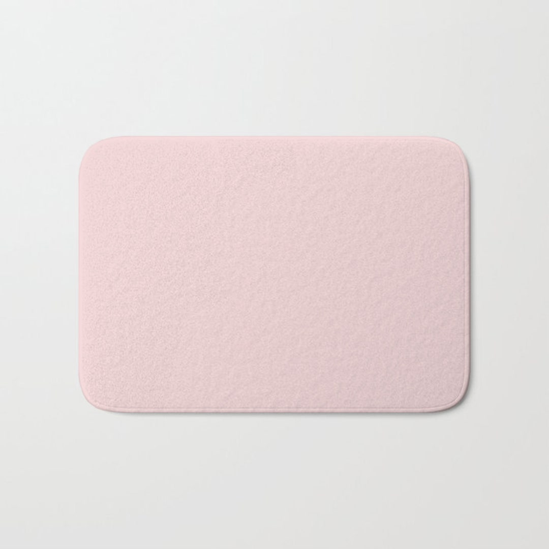 Pastel Pink Bath Mat Bath Mat Pink Bath Mat Antique Pink Light Pink
