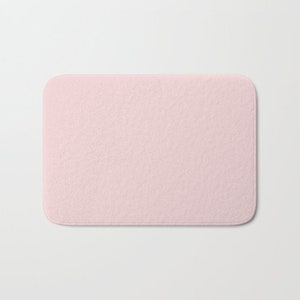 Pastel Pink Bath Mat | Bath Mat Pink | Bath Mat Antique Pink | Light Pink Bath Mat