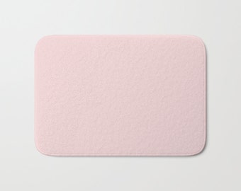 Pastel Pink Bath Mat | Bath Mat Pink | Bath Mat Antique Pink | Light Pink Bath Mat