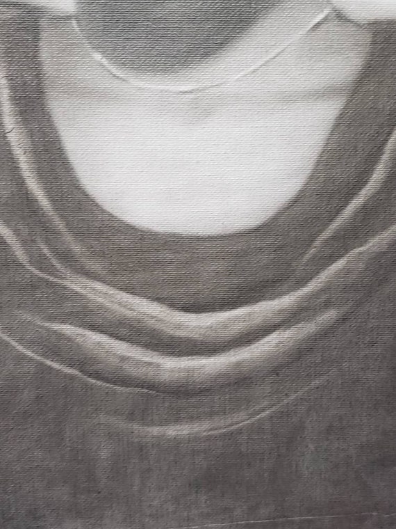 Dessin Au Crayon Fusain Jeune Audrey Hepburn