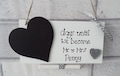 Personalised Countdown to Wedding Wooden sign Engagement gift White Indoor sign 6x3  Chalkboard plaque