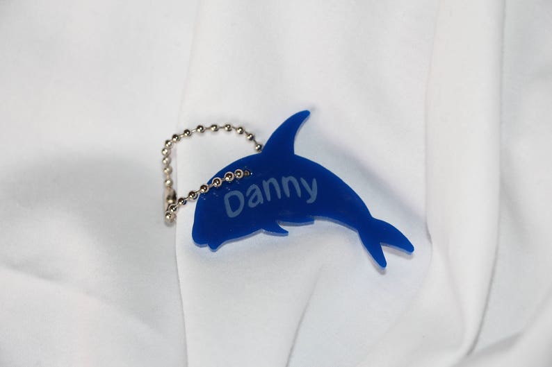 Personalized Whale Name Tag Kids Backpack Charm Laser - Etsy