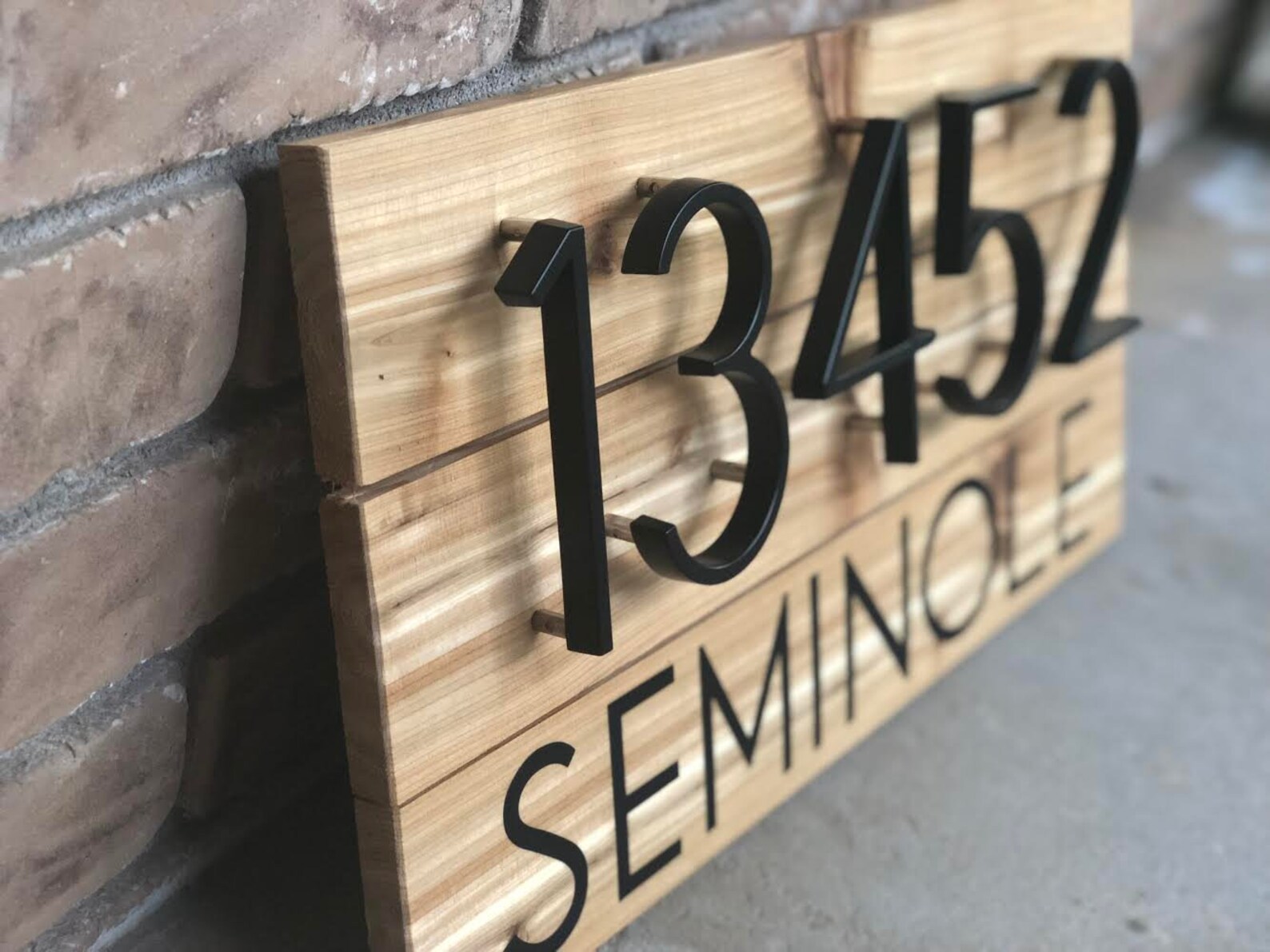 Cedar Address Plaque Address Plaque Rustic Address Plaque Etsy