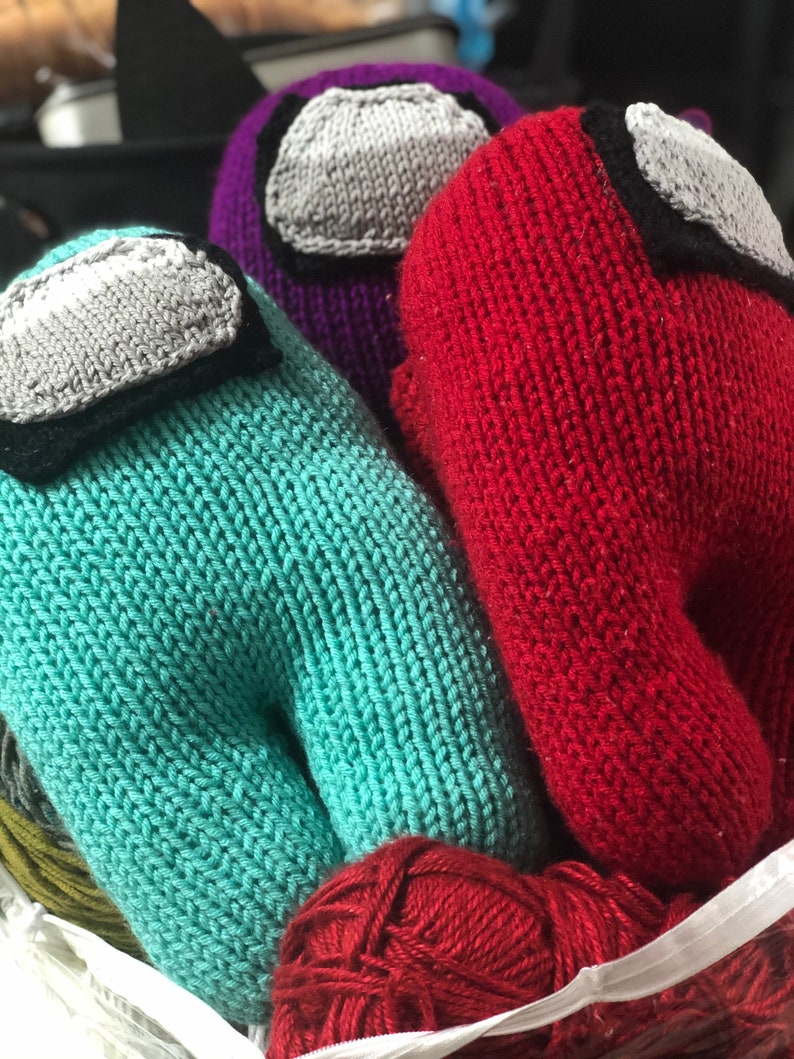 Knitting Pattern Among Us Crewmate Etsy