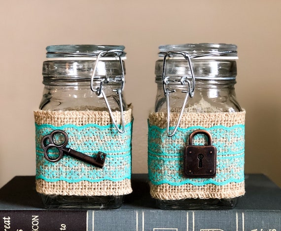 Decorative Jars With Lids Apothecary Jars Steampunk Decor Etsy