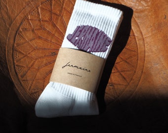 Jermaine weiße Sportsocken