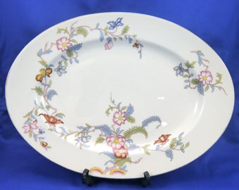 Hollywood Regency, MCM, Rosenthal Continental Ivory Bavaria porseleinen PERSIANA-schotel 13"