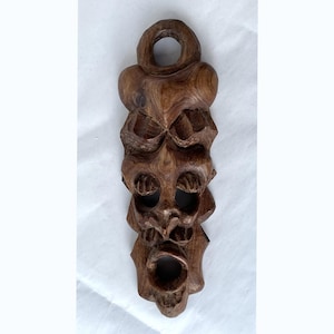 ビンテージ　タンザニアハンドメイド木製マスク　B Mozambique mask - Etsy 日本