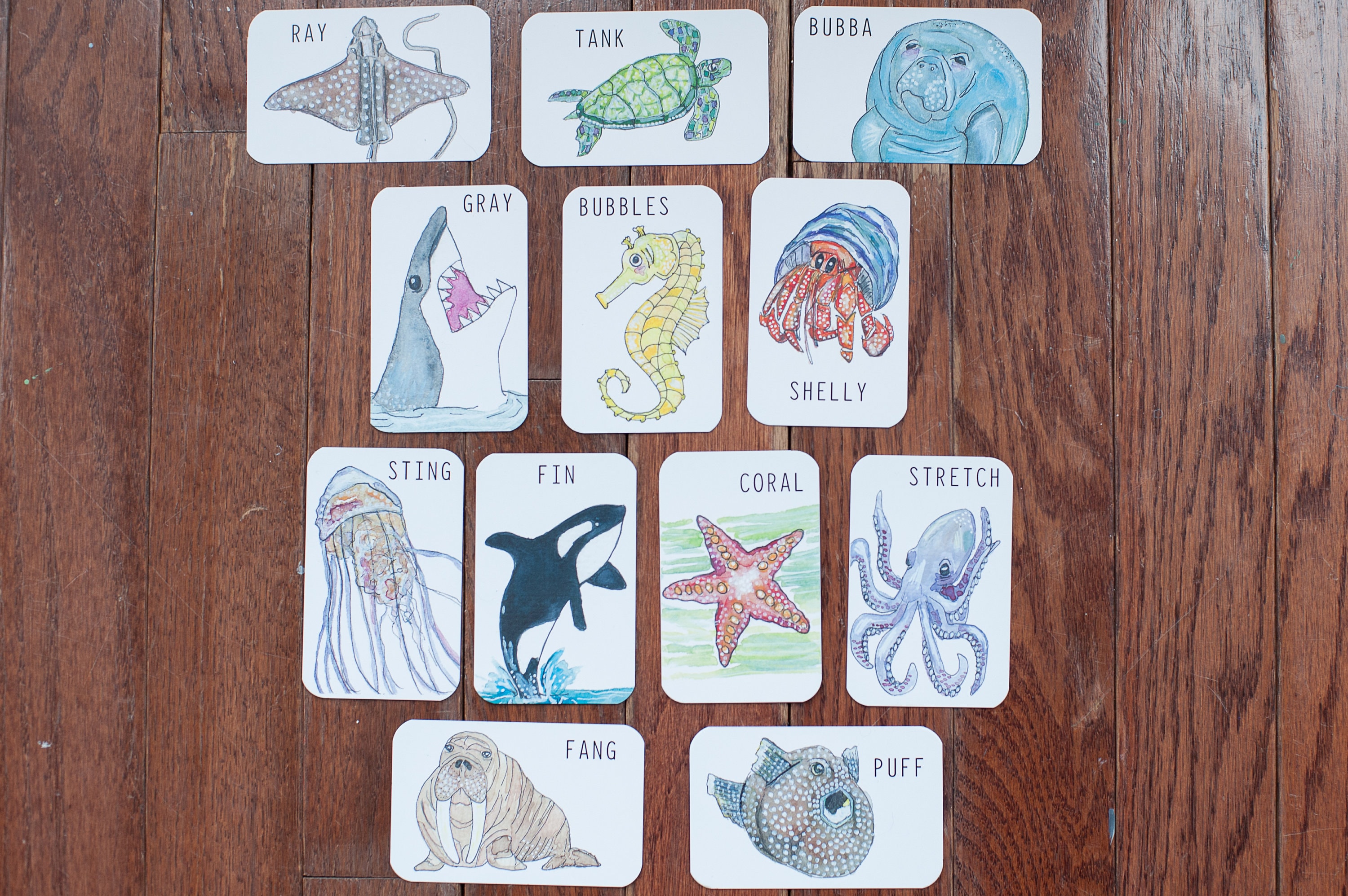 GO FISH Playing Cards Deck of playing cards stocking Etsy