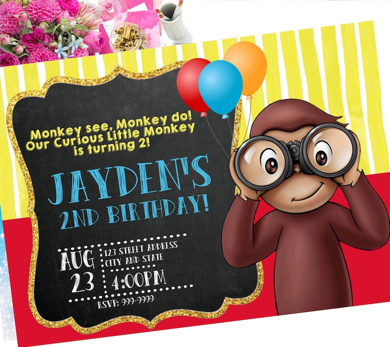 40 OFF Curious Invitation Curious Invite Etsy