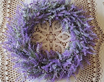 Lavender Wreath/ lightweight / Farmhouse decor / boho / chic/ Christmas gift