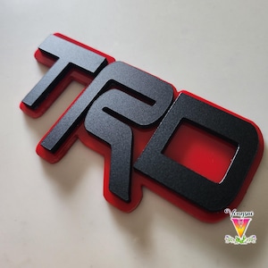 TRD badge toyota