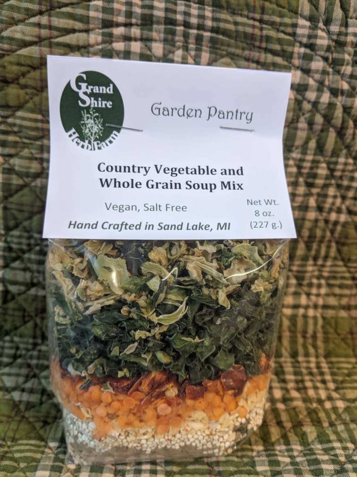 Country Vegetable & Whole Grain Soup Mix salt Free - Etsy